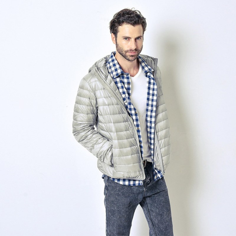 Short-Length Down Jacket for Men