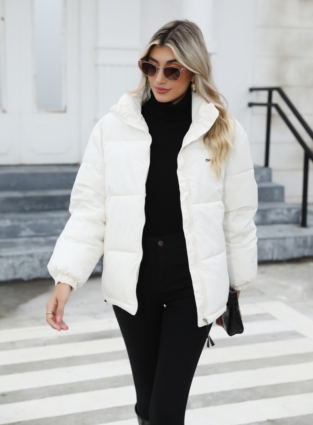 The Beauty of Long White Down Jackets in Winter