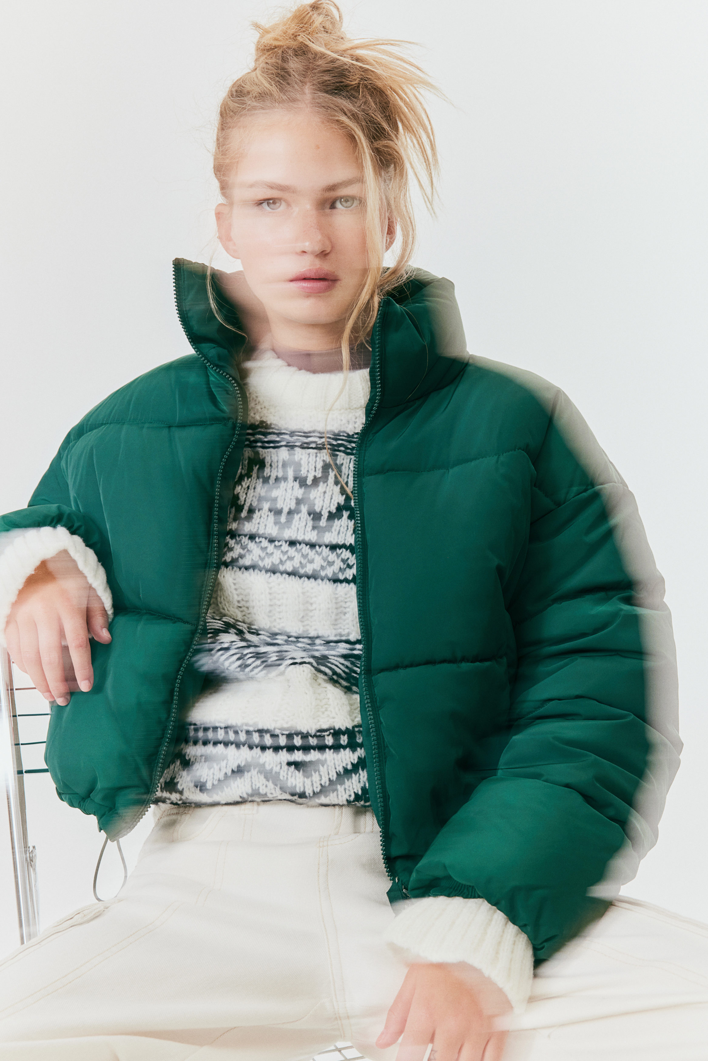 Puffy Down Jacket: A Winter Wonderland