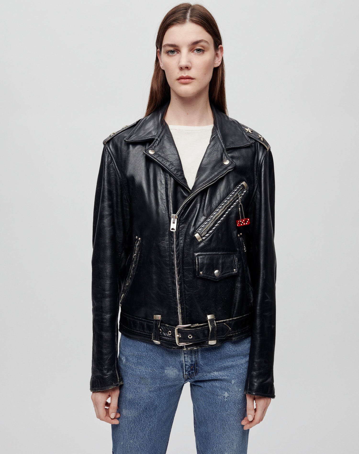 The rise of leather jackets for women