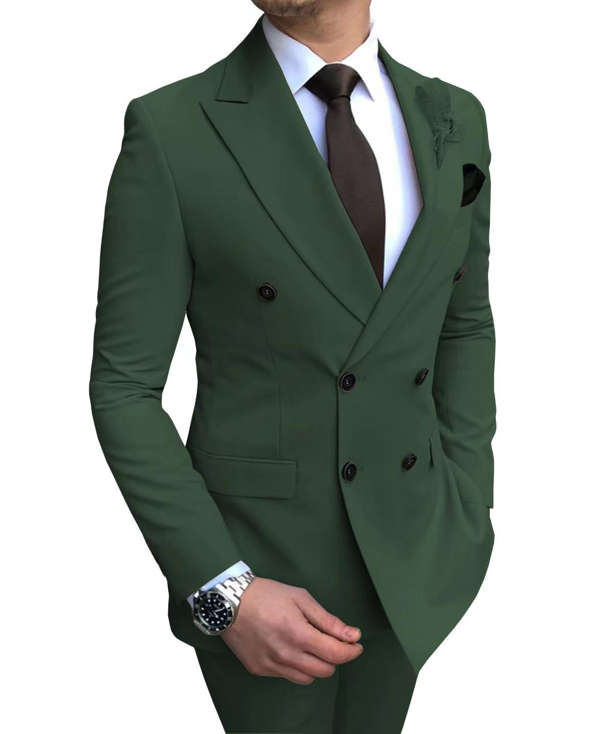 Title: The Elegant Evolution of Green Suits: A Fashionable Fusion of Sustainability and Style