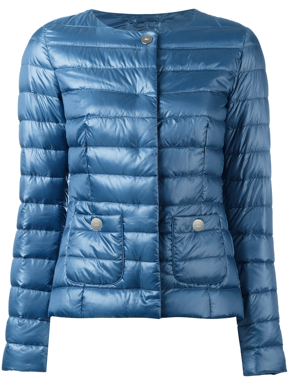 Title: The Light Blue Down Jacket