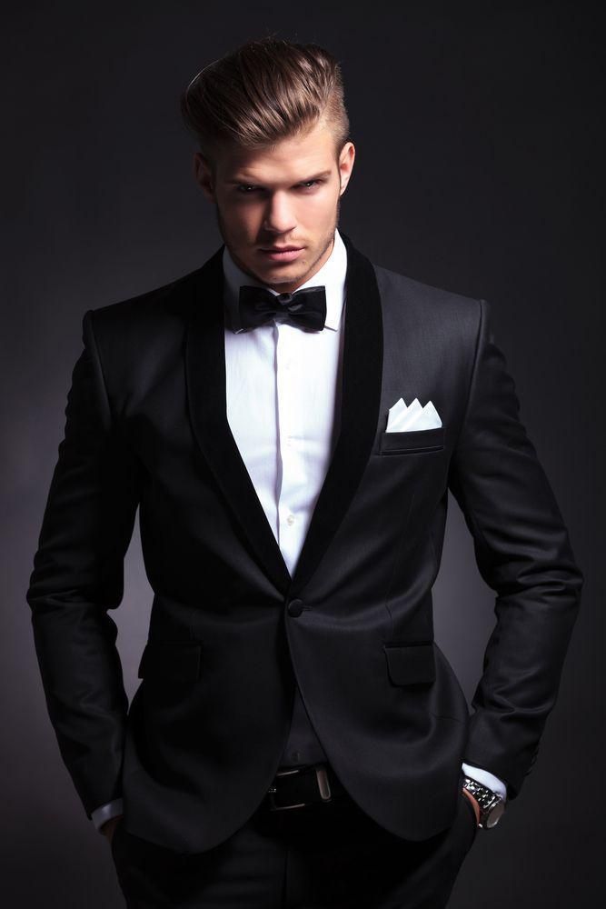 Title: Embracing the Mysterious Allure of a Male Black Suit