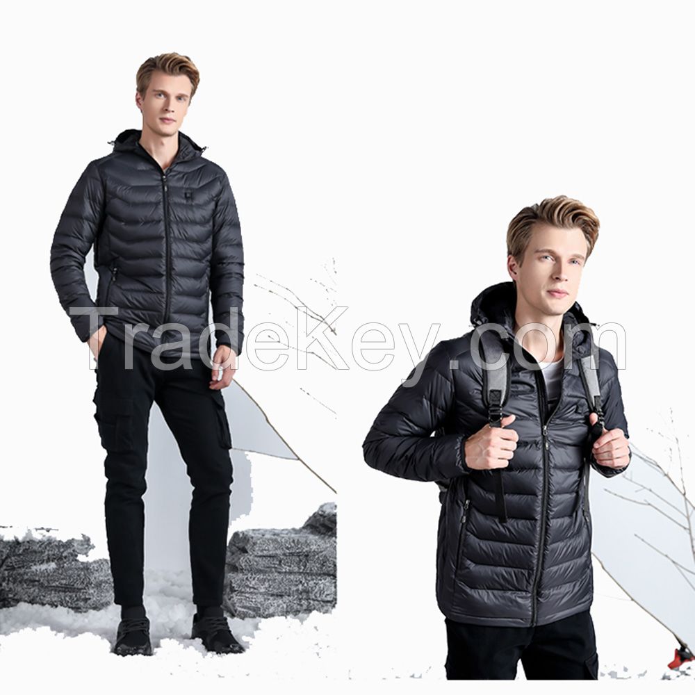 Snow-Flying Mens Down Jacket: Fashion and Warmth in Winter