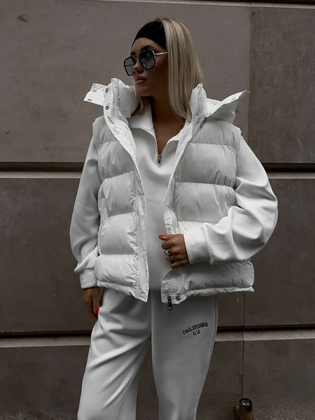 White Down Jacket Outfits