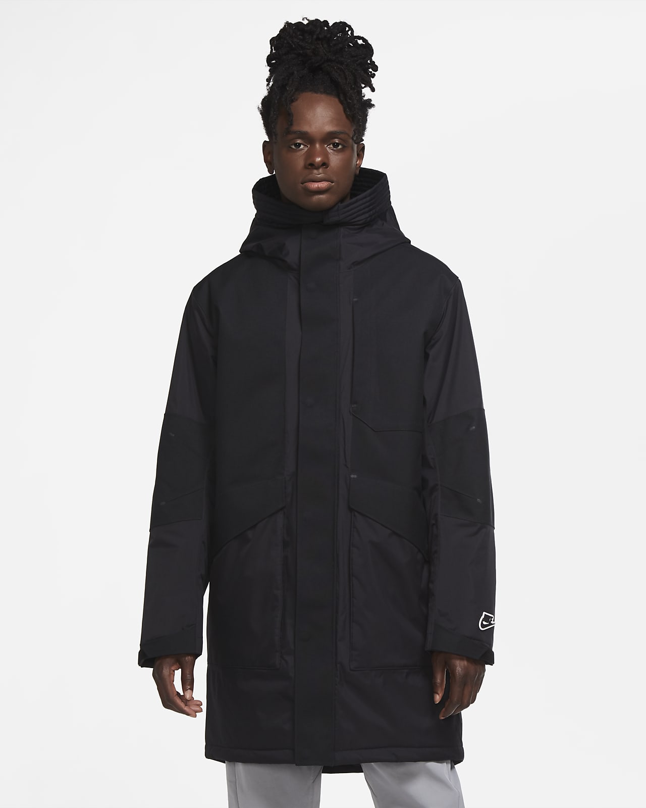 Nike Long-款 Winter Coat for Men