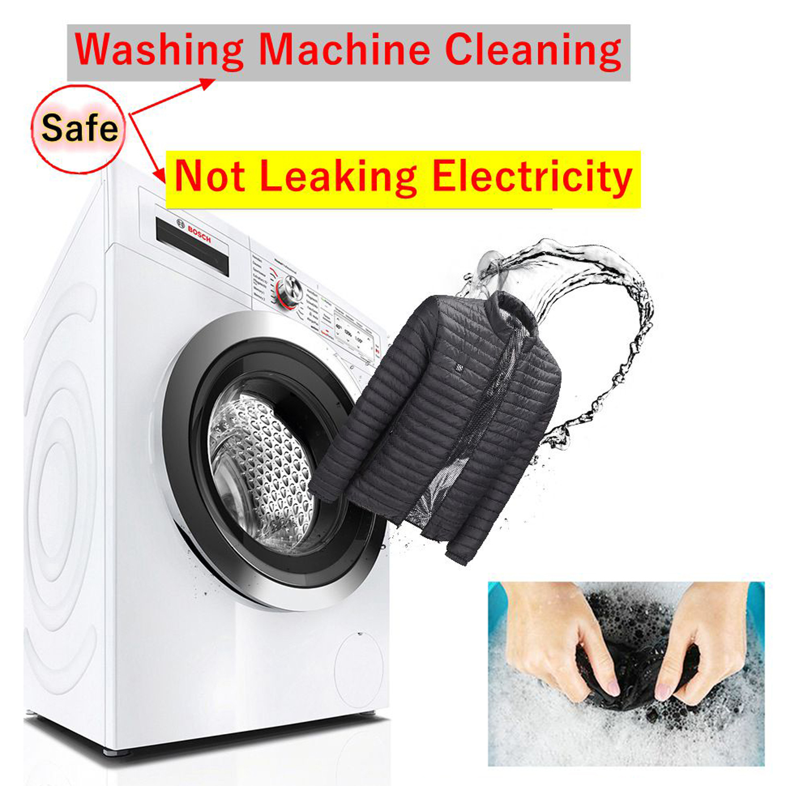 How to wash a down jacket in a washing machine?