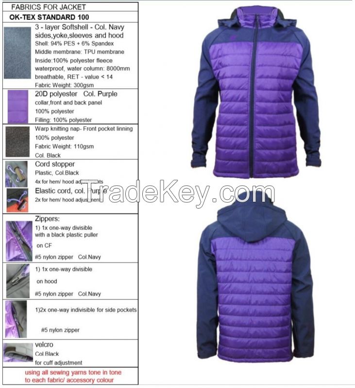 Tamboer Down Jacket Styles and Prices