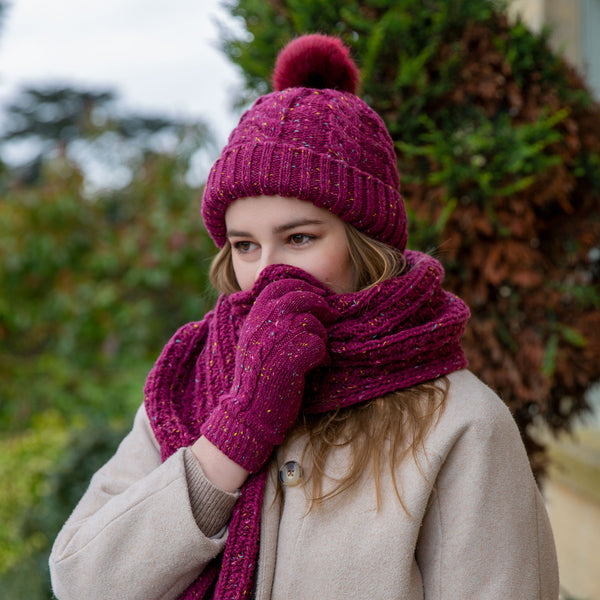 Title: Knitting a Warm and Cozy Scarf with Yarn