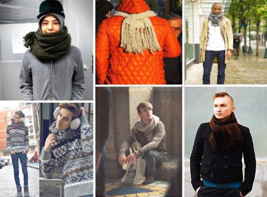 Mens围巾的各种围法（Ways to Wear a Mens Scarf）