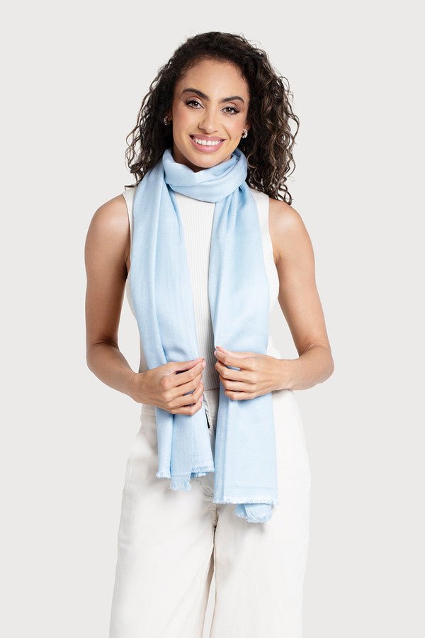 How to Wear a Ice Silk Yarn Scarf