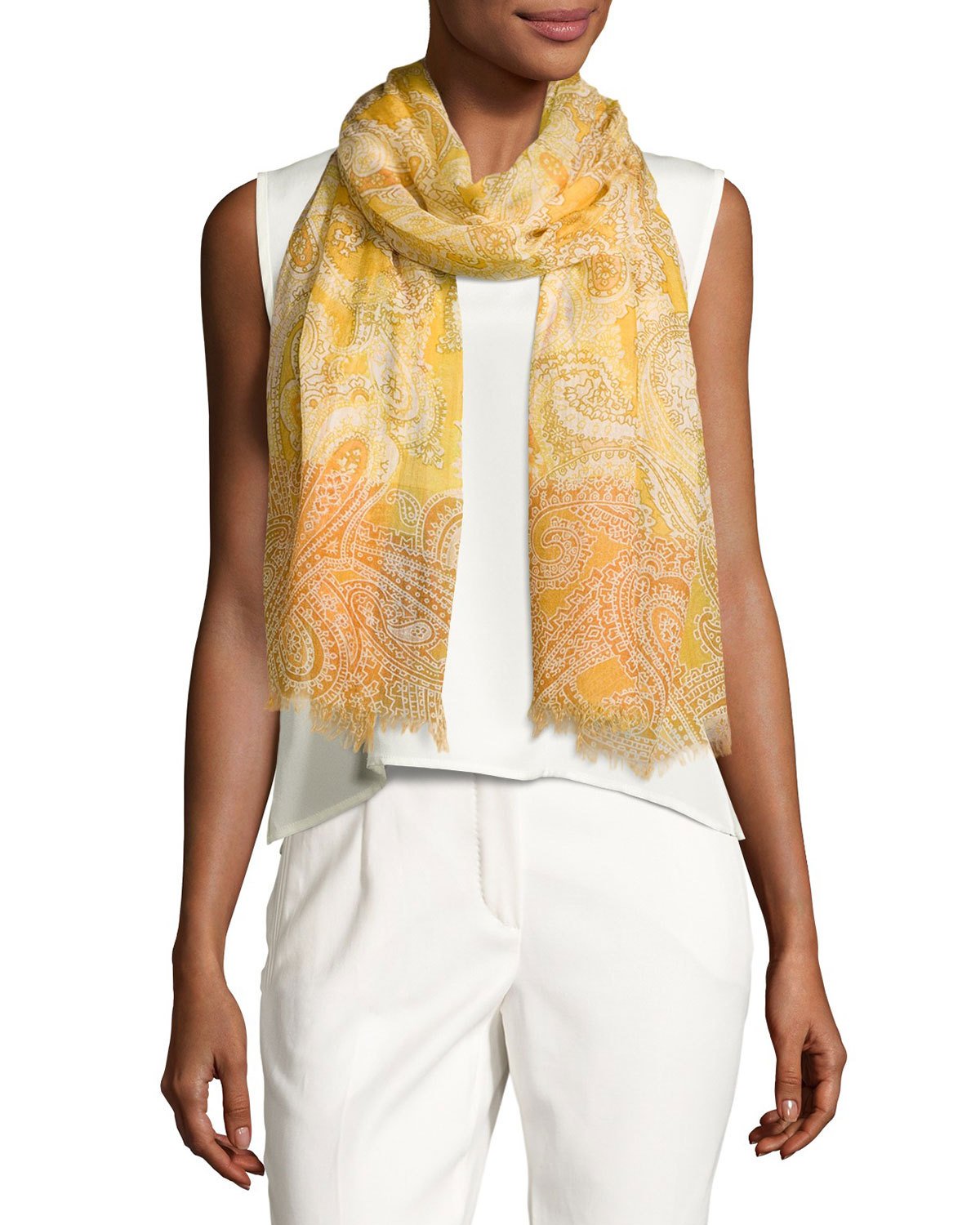 Yellow Scarf: Fashioning a Winter Style Statement