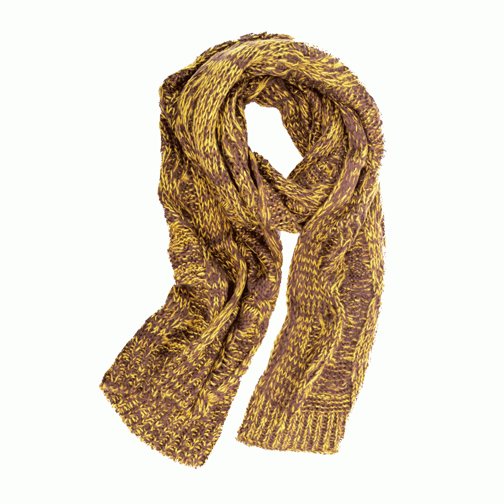 Yellow Scarf: Fashioning a Winter Style Statement