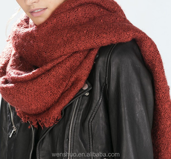 Red Scarf: Fashioning a Winter Look