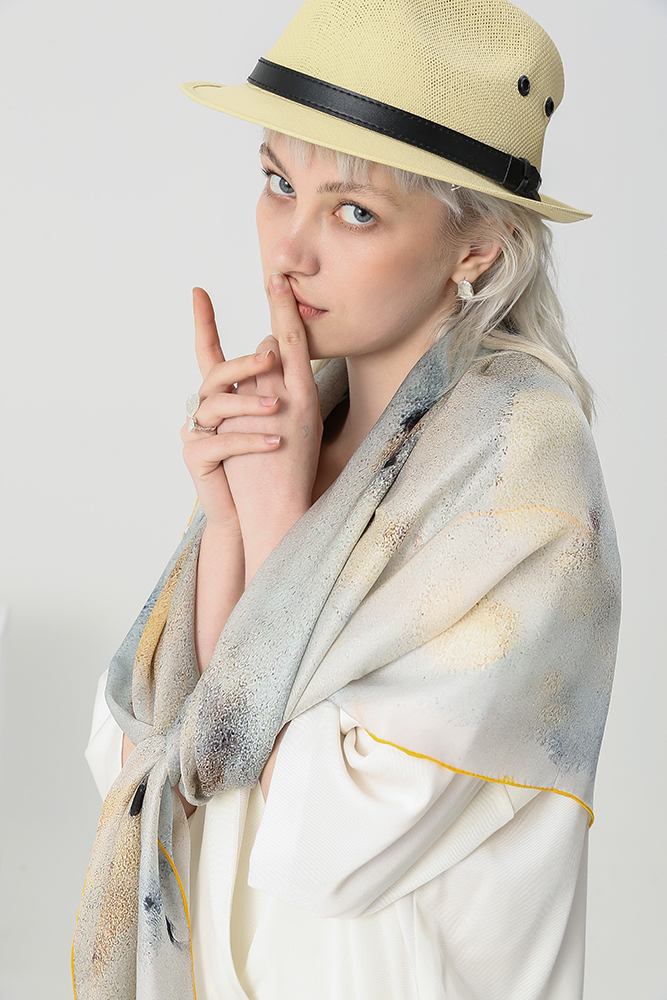 Title: The 100% Mulberry Silk Long Scarf: A Fashion Must-Have for Winter