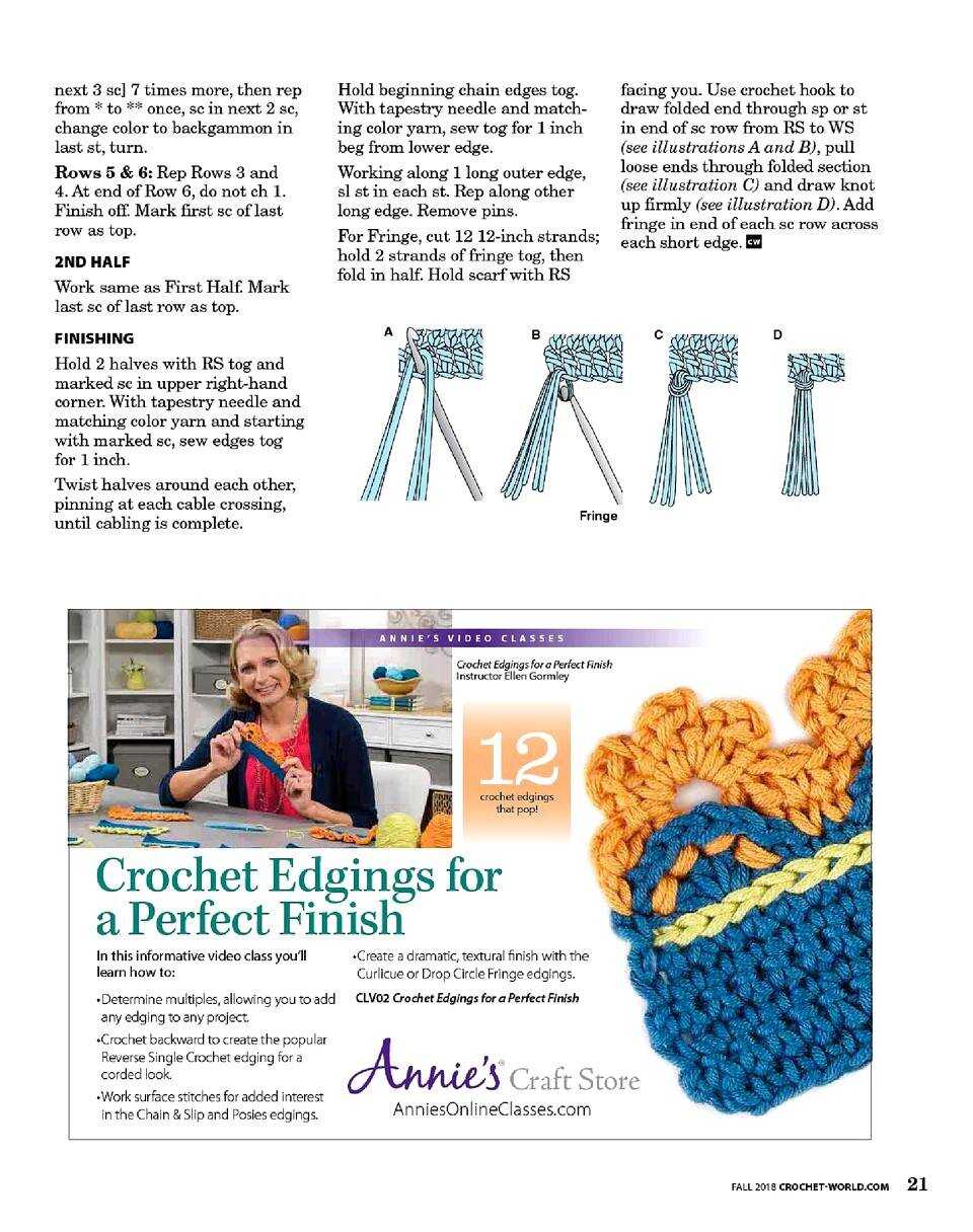 Title: Crochet Video Tutorials: Knitting a Scarf from Scratch