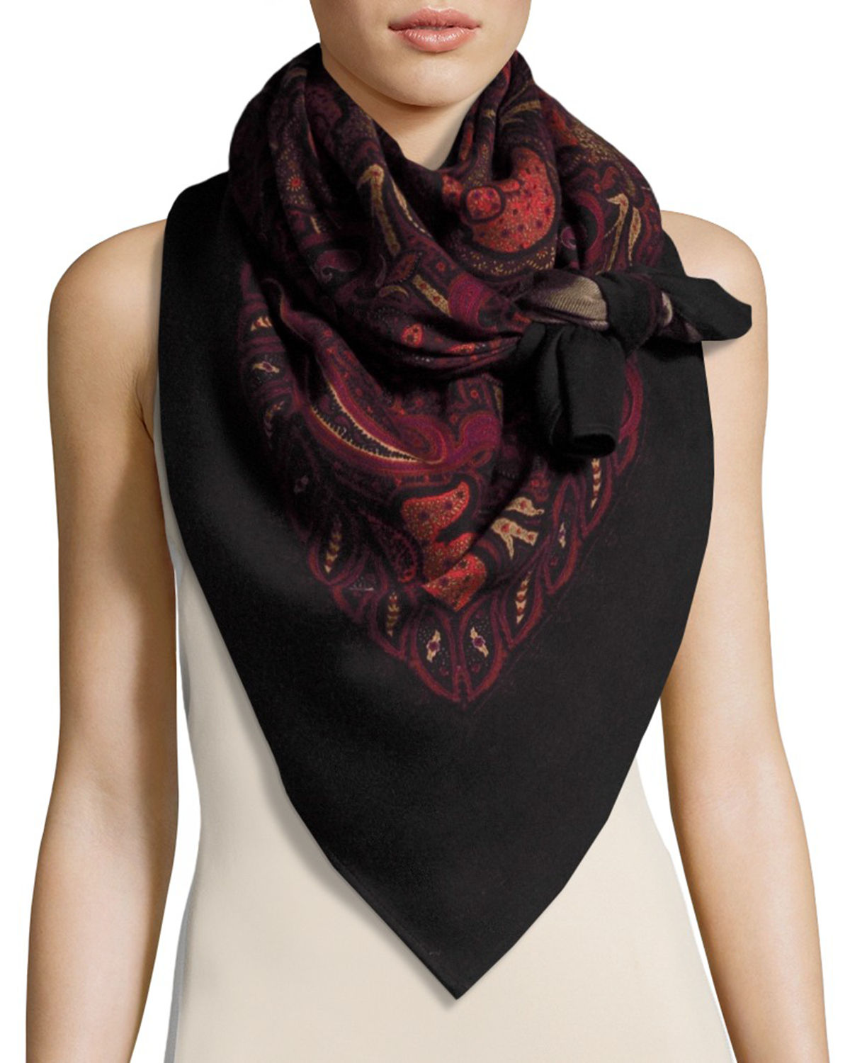 Title: Versatile Styles of Wrapping a Large Square Scarf