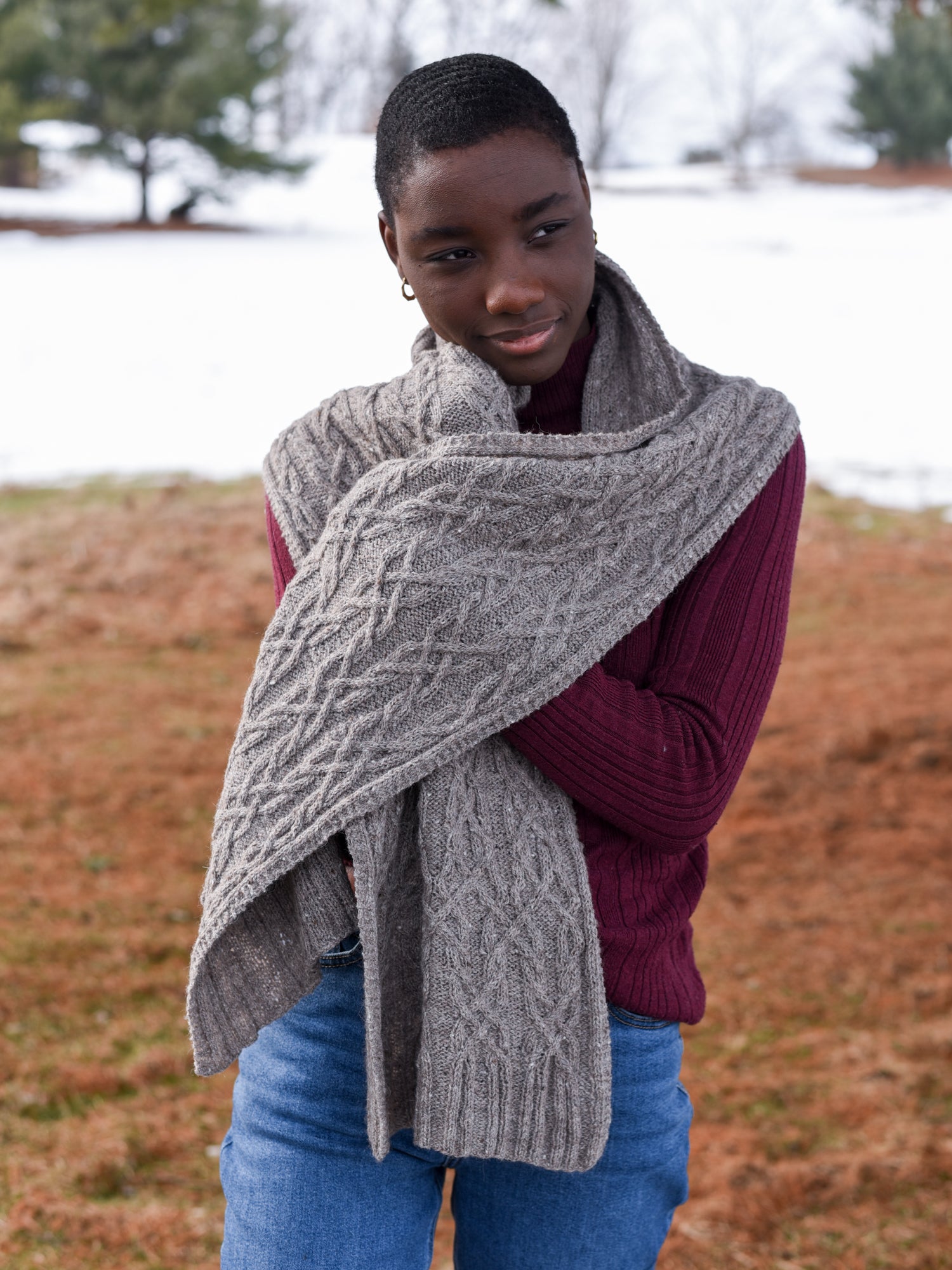 Ice Yarn Scarf Crochet Tutorial Video