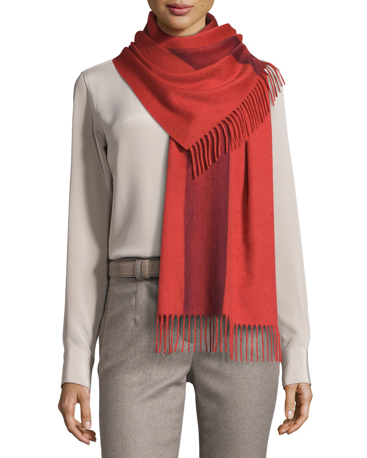 What Color Scarf to Pair with a Red Coat?