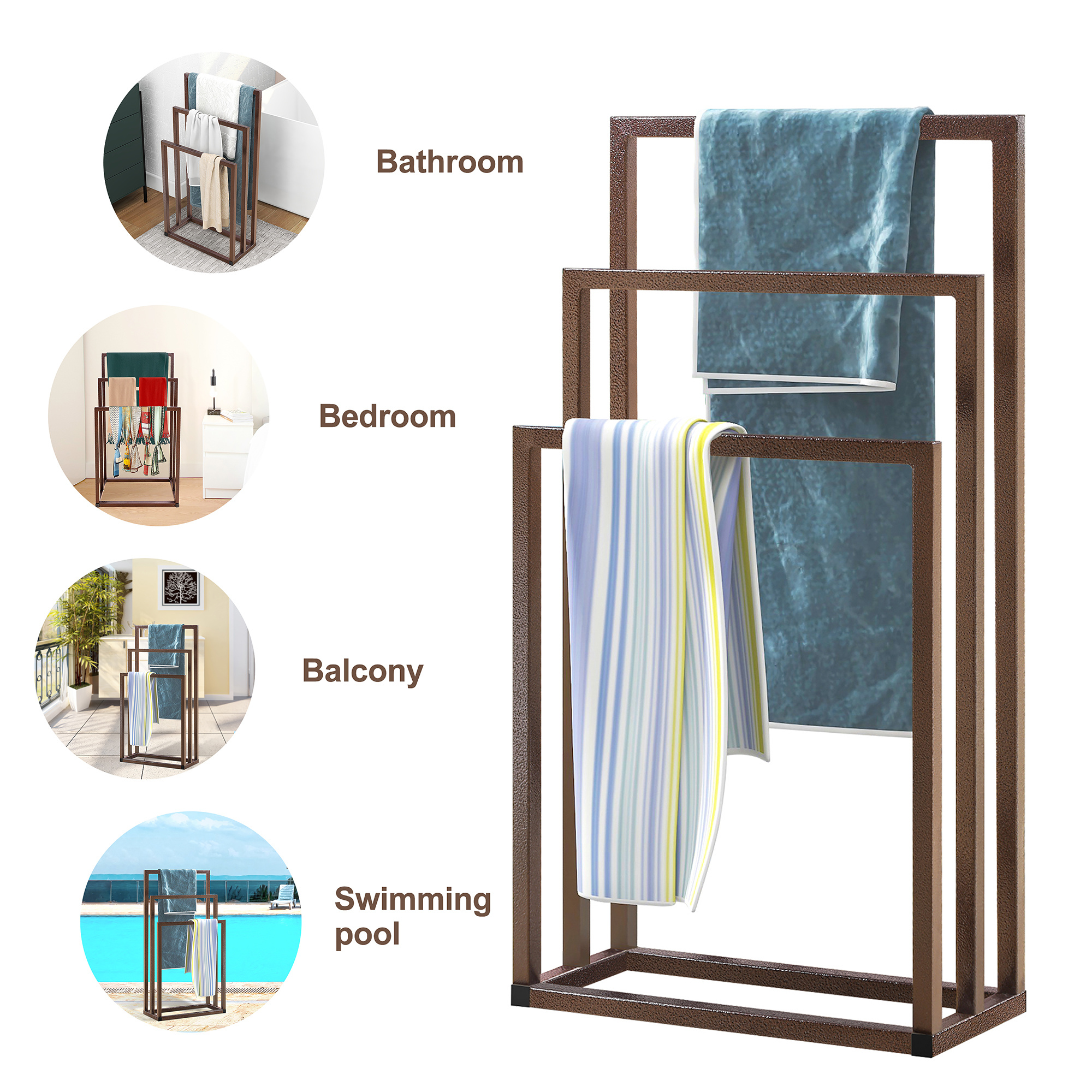 Title: Towel Rack Design Ideas for Your Bathroom