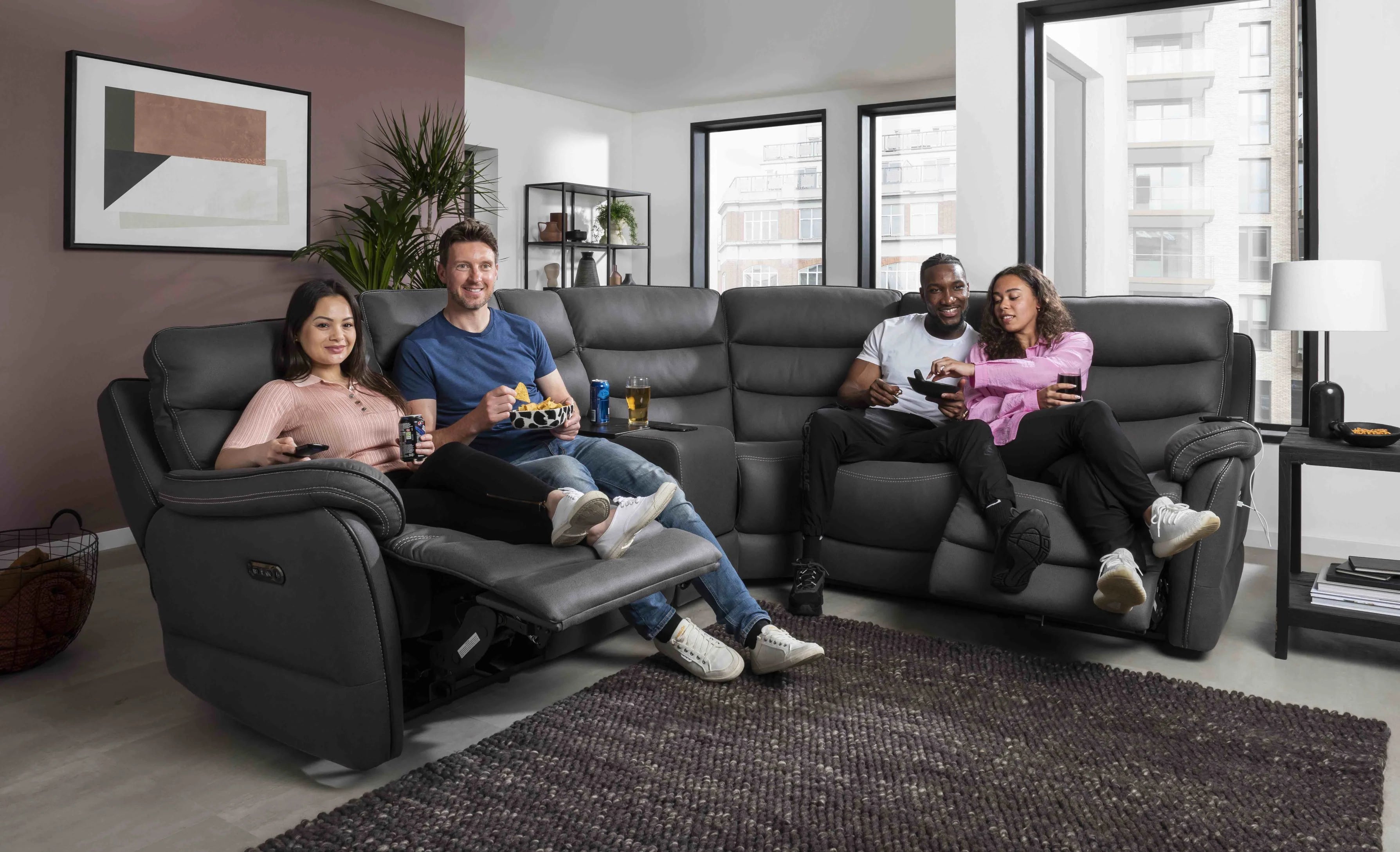 Title: Introducing the Ultimate Living Room Assistant: The Smart Sofa