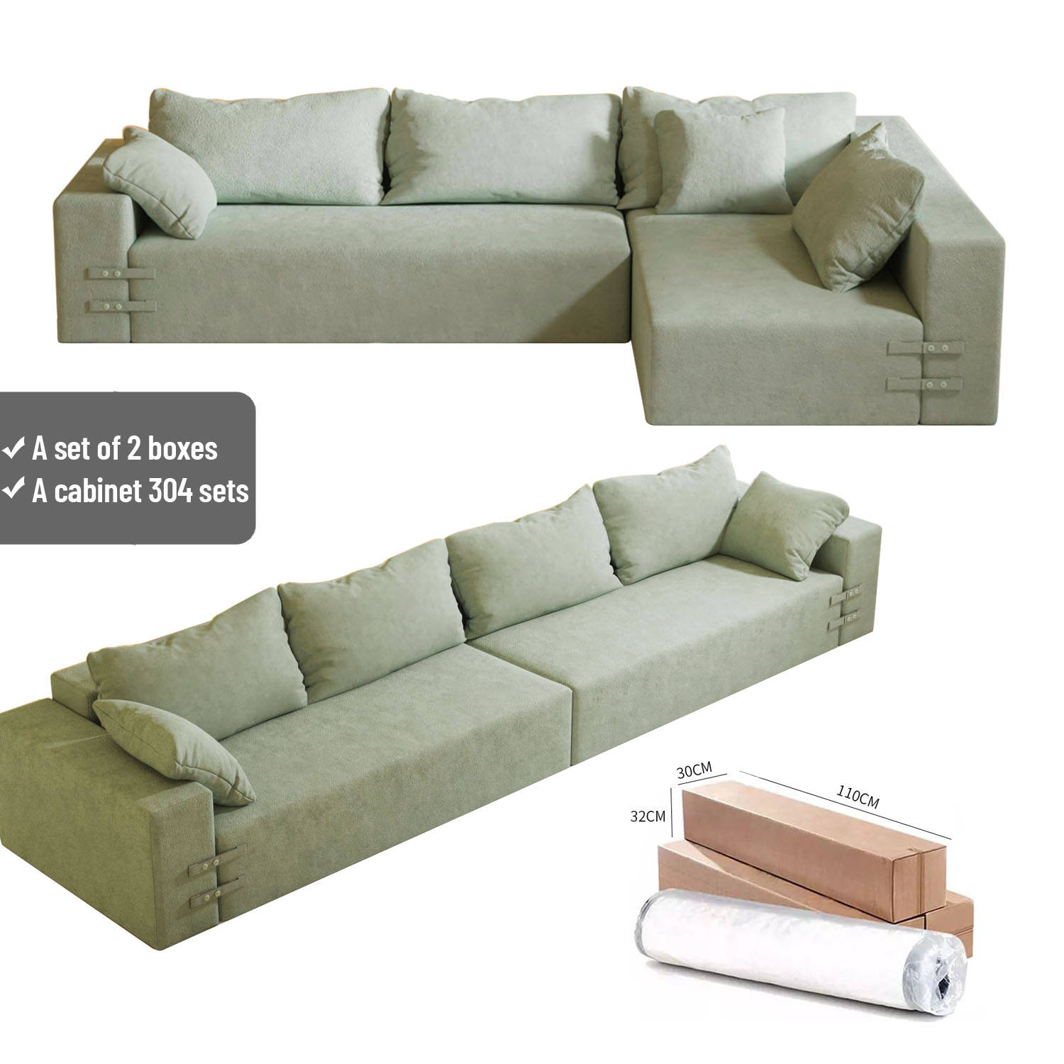 Title: The Elegant Allure of Cotton and Linen Sofas