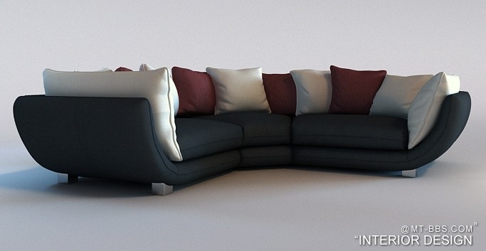 Creating a 3D Max Sofa: The Art of 三维模型设计