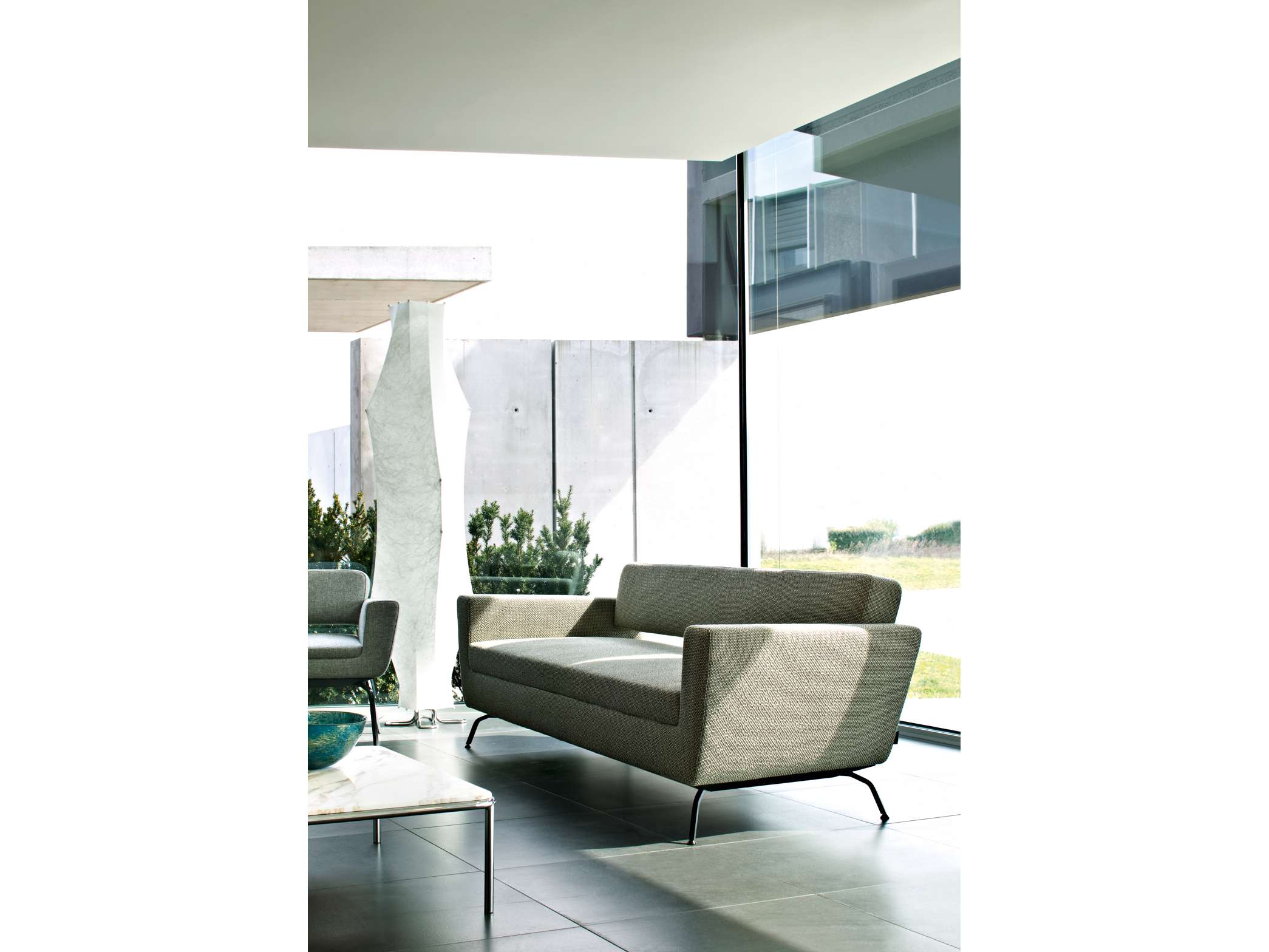 Title: Ethan Allen Furniture: A Serene Retreat with the iRoom Sofa