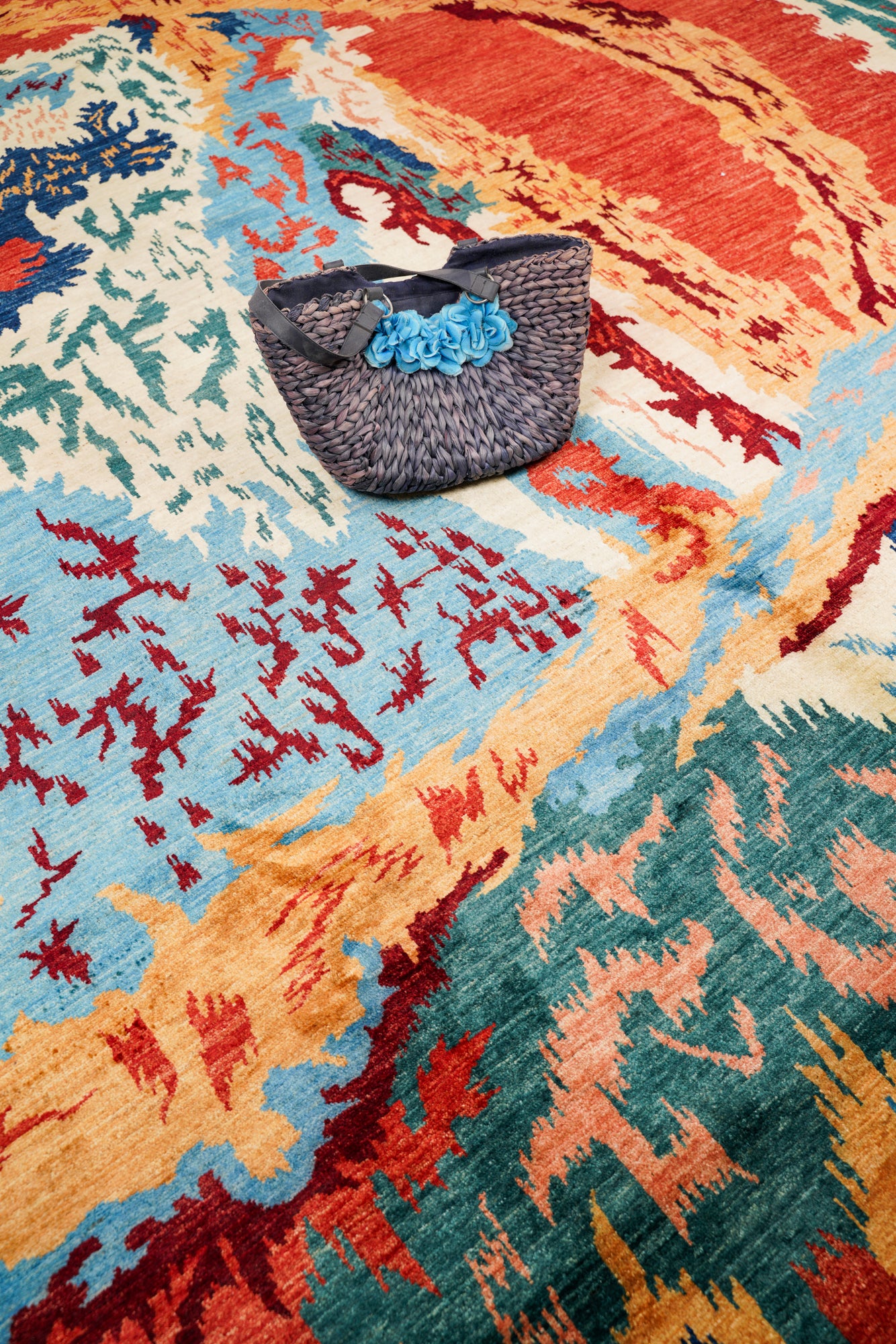 Title: The Art of the Colorful Rug