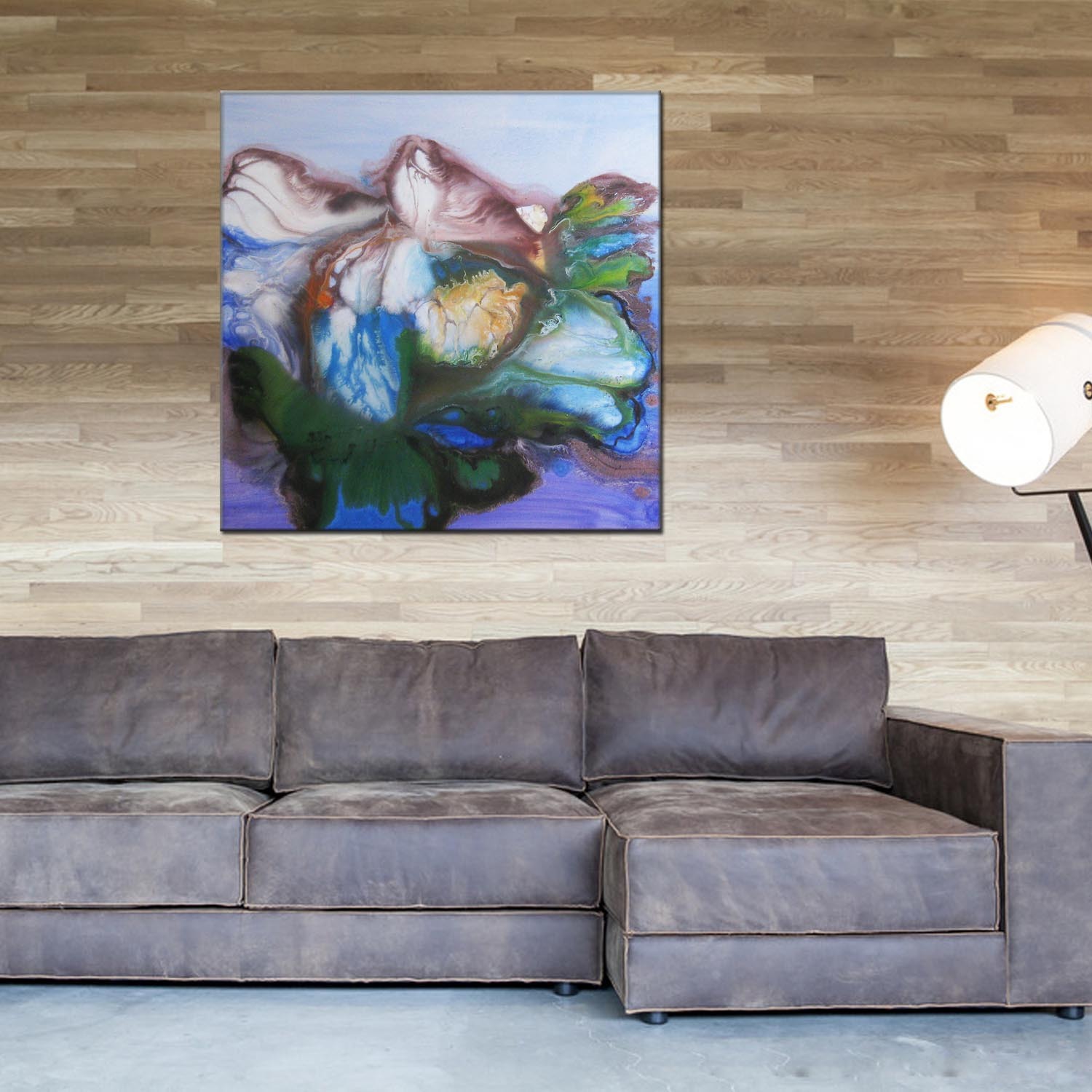 Title: Embracing Artistic Expression: The Provocative Power of Sofa Wall Paintings