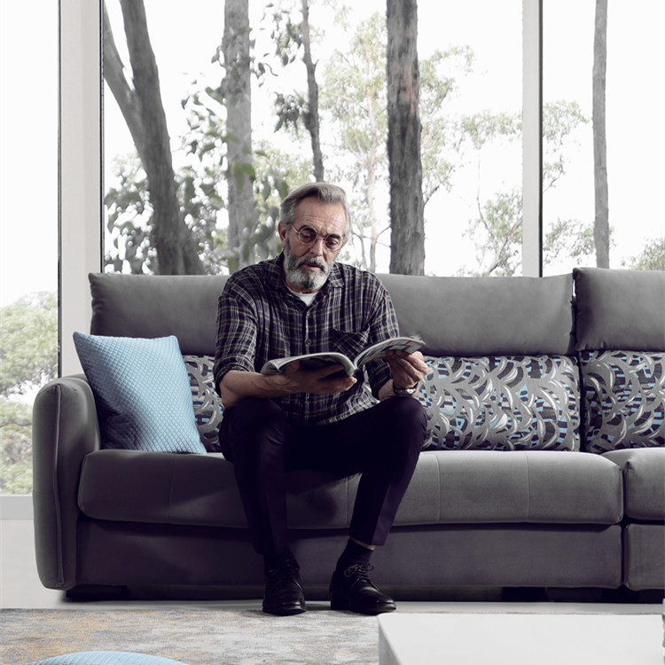 Title: The Art of Cozy Reading: A Serene Space with a Sofa in the Study