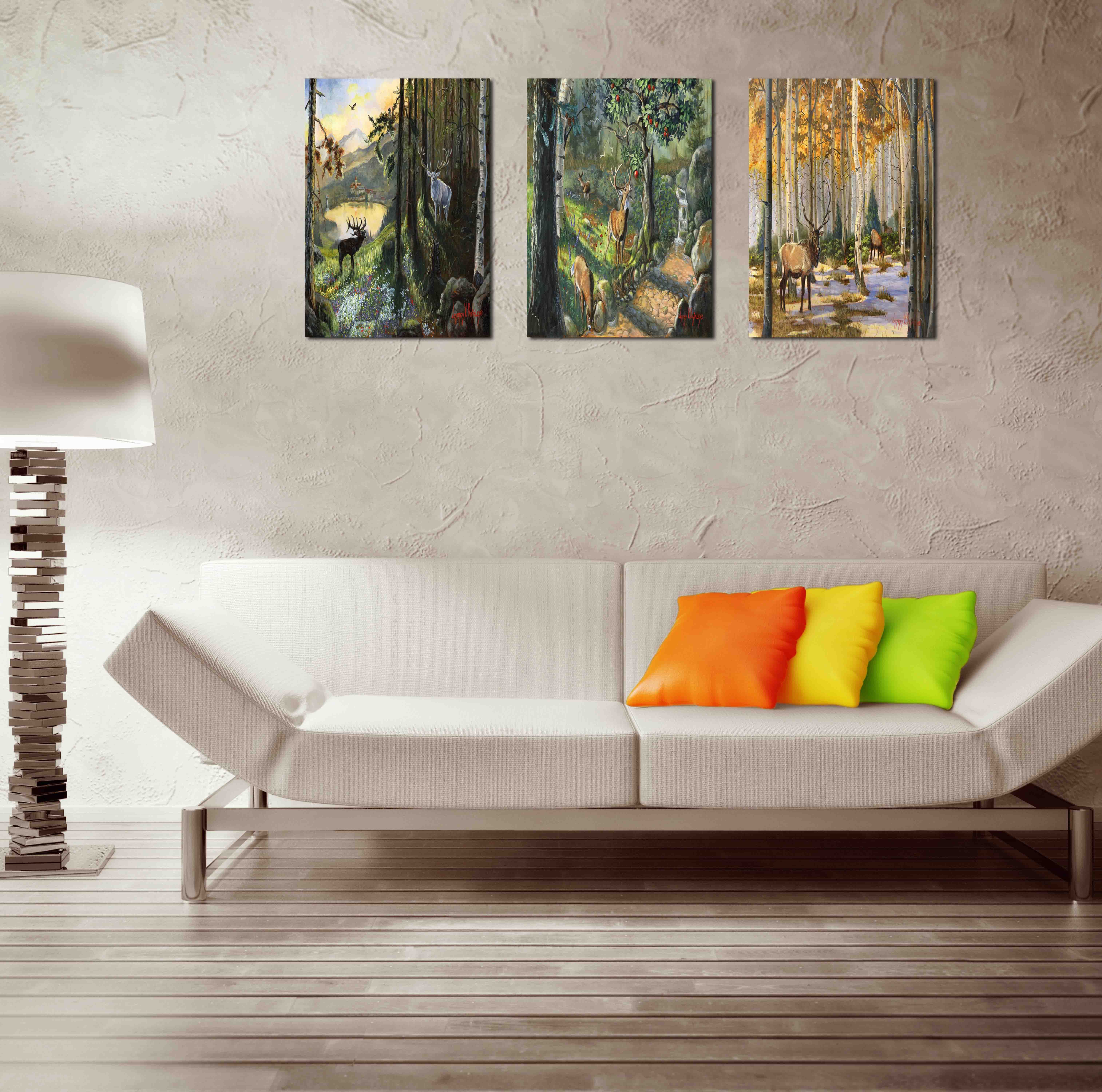 Title: Enhance Your Living Room Decor with Beautiful Sofa Background Decorative Paintings