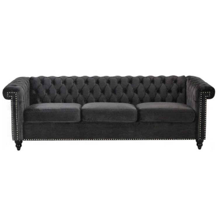 Black leather sofa: A timeless classic for modern living