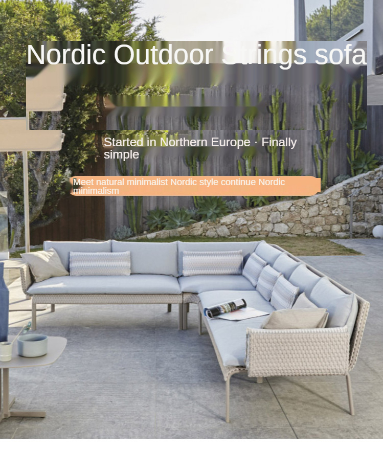 Title: The Allure of Outdoor Sofas: A Visual Delight