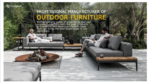 Title: The Allure of Outdoor Sofas: A Visual Delight