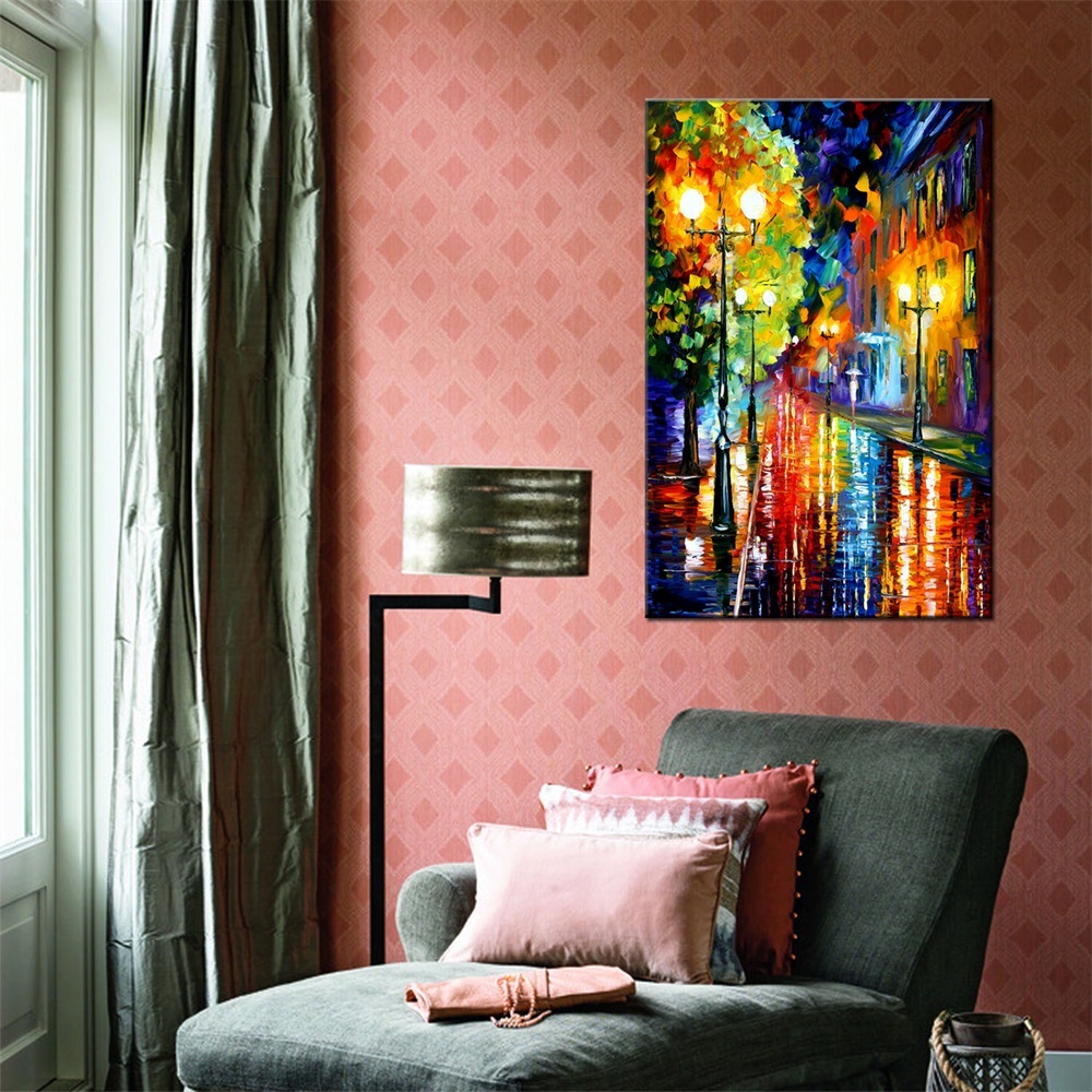 Title: Creating a Stunning and Decorative Living Room Sofa Background Wall Painting