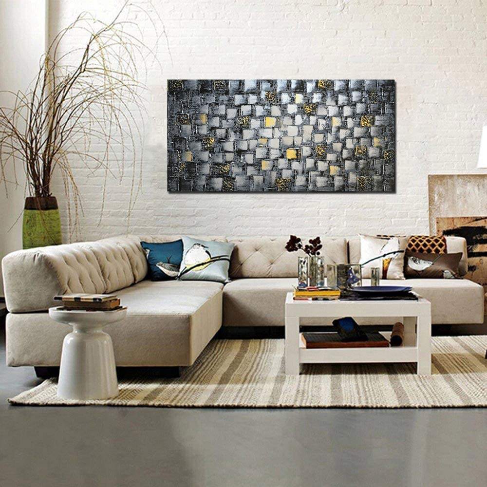 Title: Creating a Stunning and Decorative Living Room Sofa Background Wall Painting