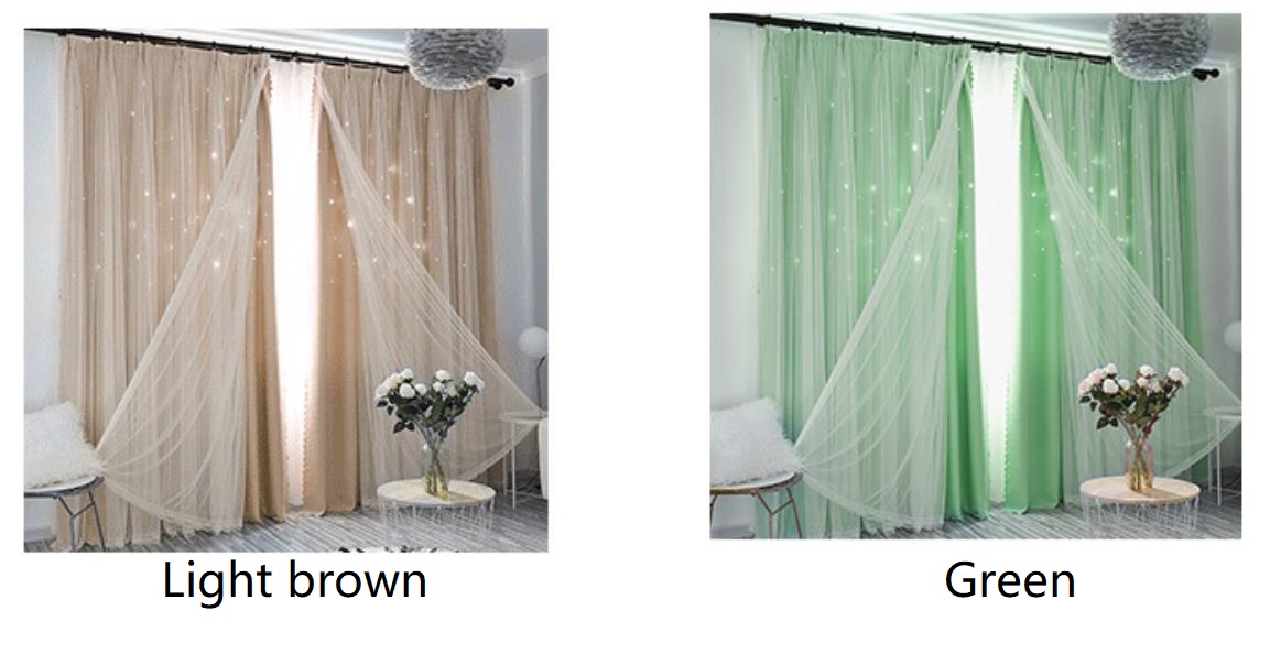 Title: The Pure Color of Curtains