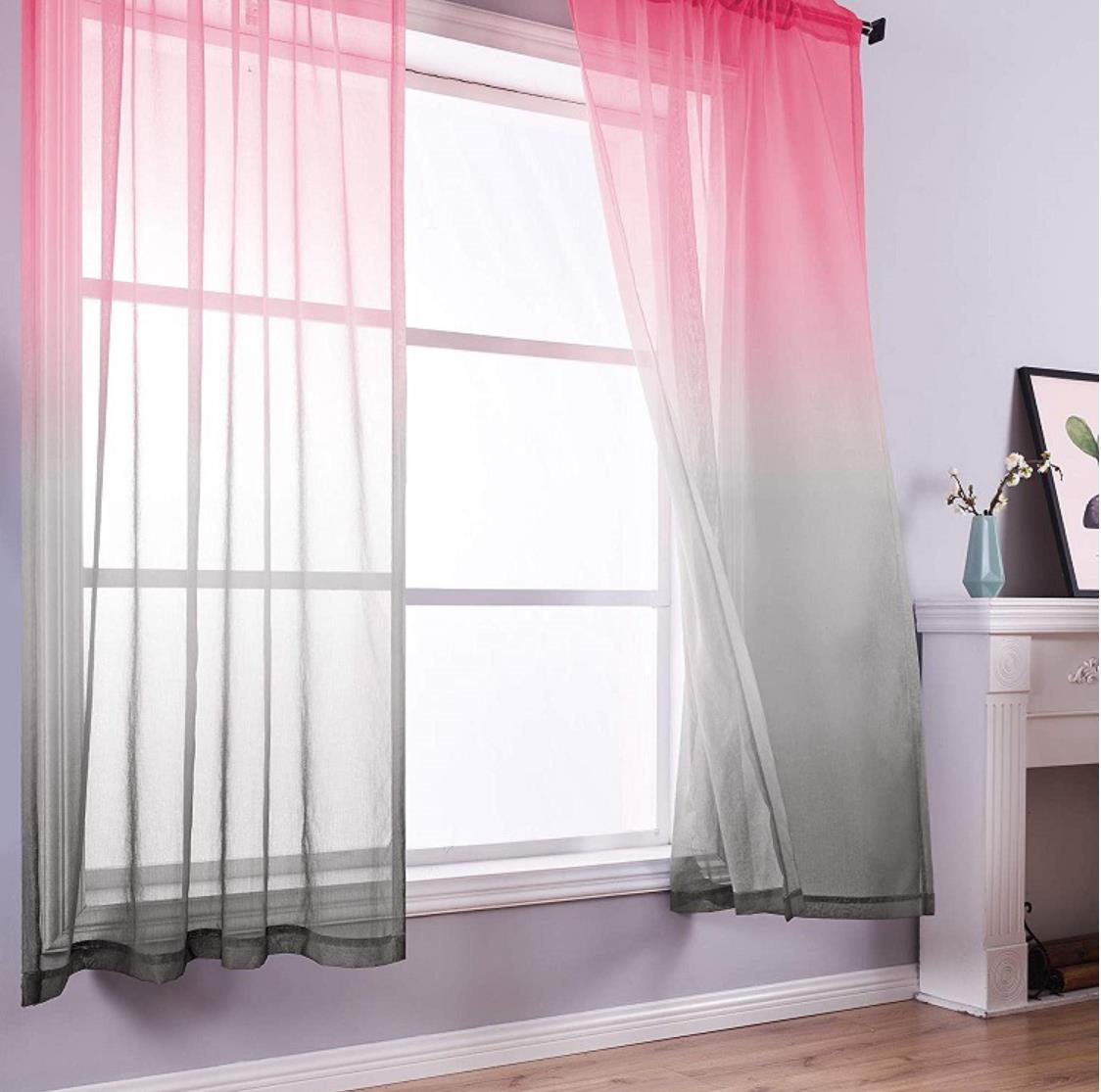 Title: Colorful Curtains for Different Rooms