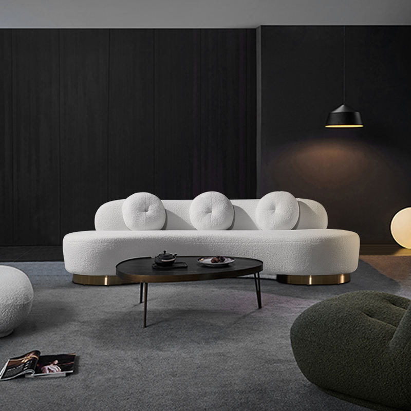 Embrace the Glamour: A Stunning Gallery of Light Luxury Sofa Designs