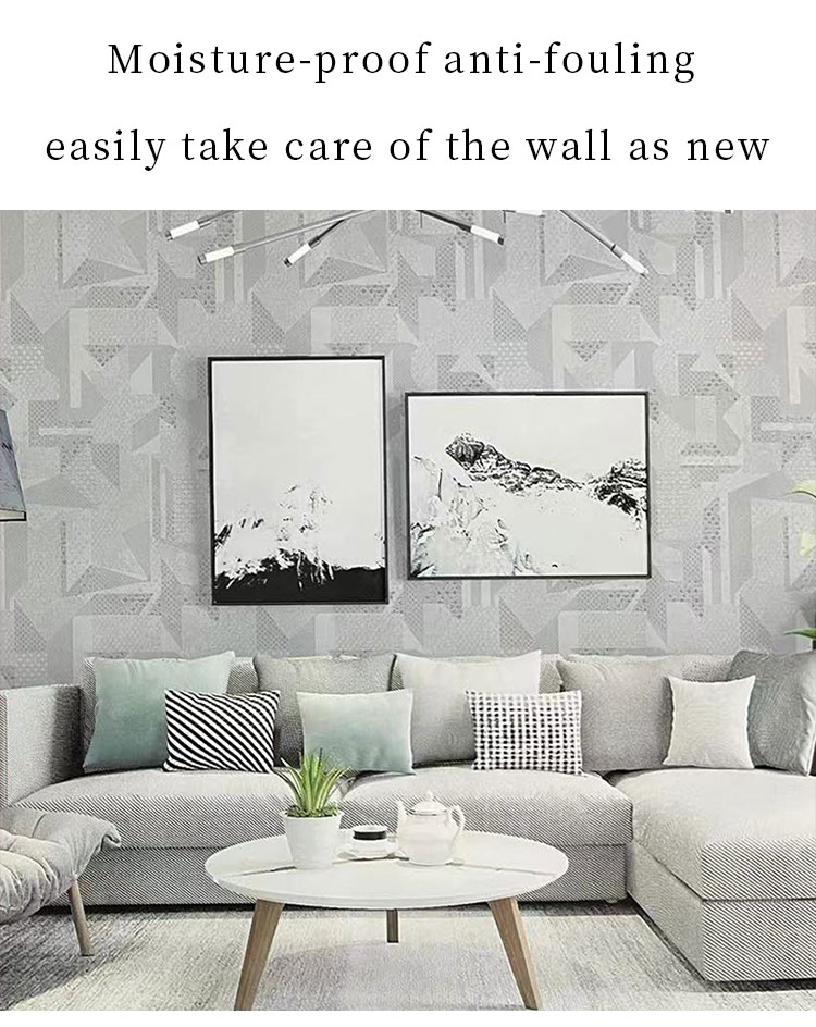 Title: Embracing European Style: A Minimalist Sofa Background Wall