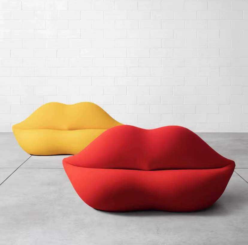 Title: Red Lip Sofa: The Ultimate Comfort and Style Fusion