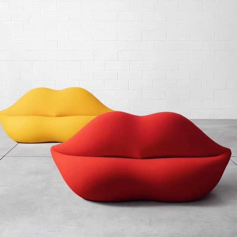 Title: The Red Lip Sofa - A Bold and Daring Piece of Furniture