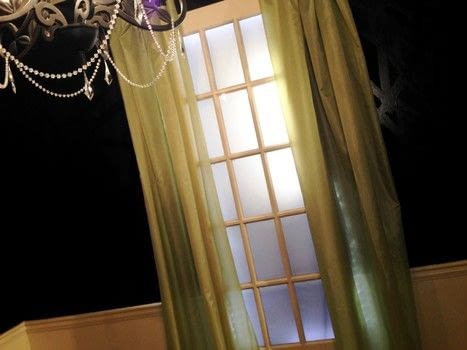 Title: The Subtle Art of Window Dressing: Light-Colored Curtains