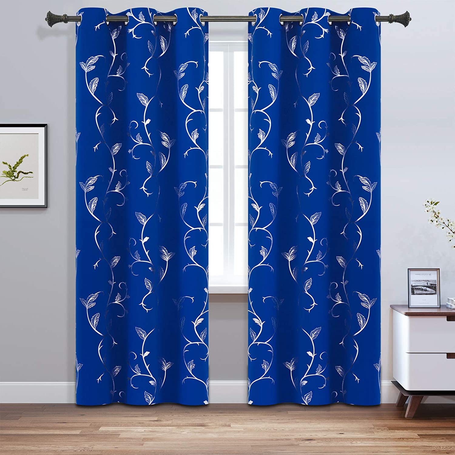 Title: The Deep Blue Curtains