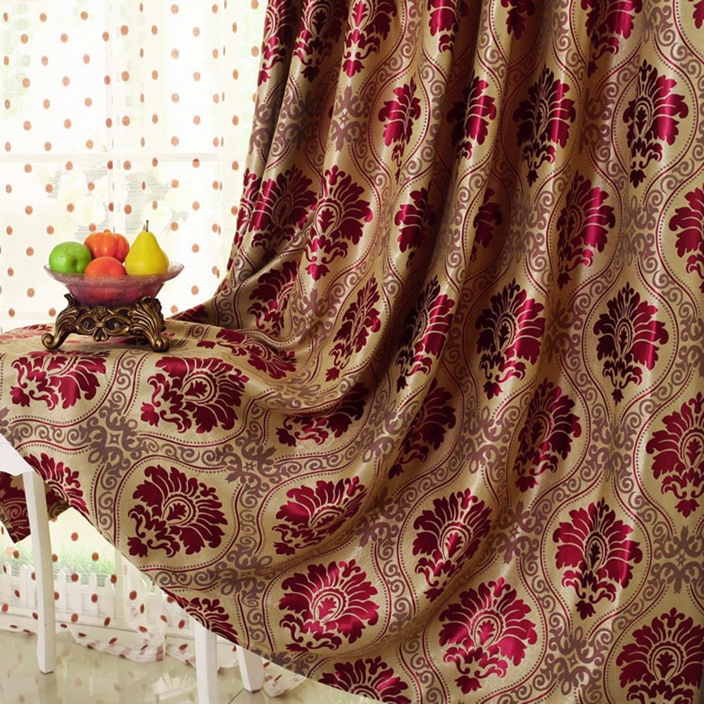 Title: The beauty of European-style curtains