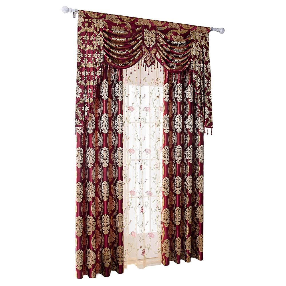 Title: The beauty of European-style curtains