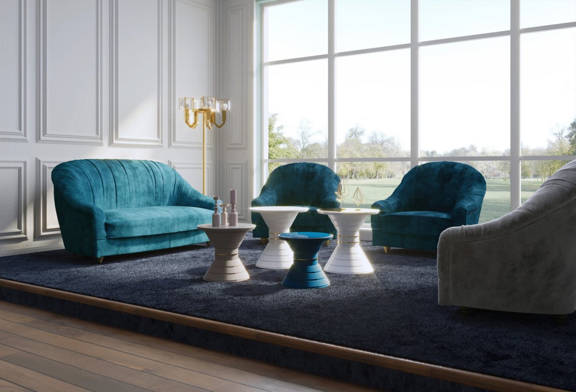 Title: The Art of Pairing Blue Sofas with Colors for a Stunning Living Space