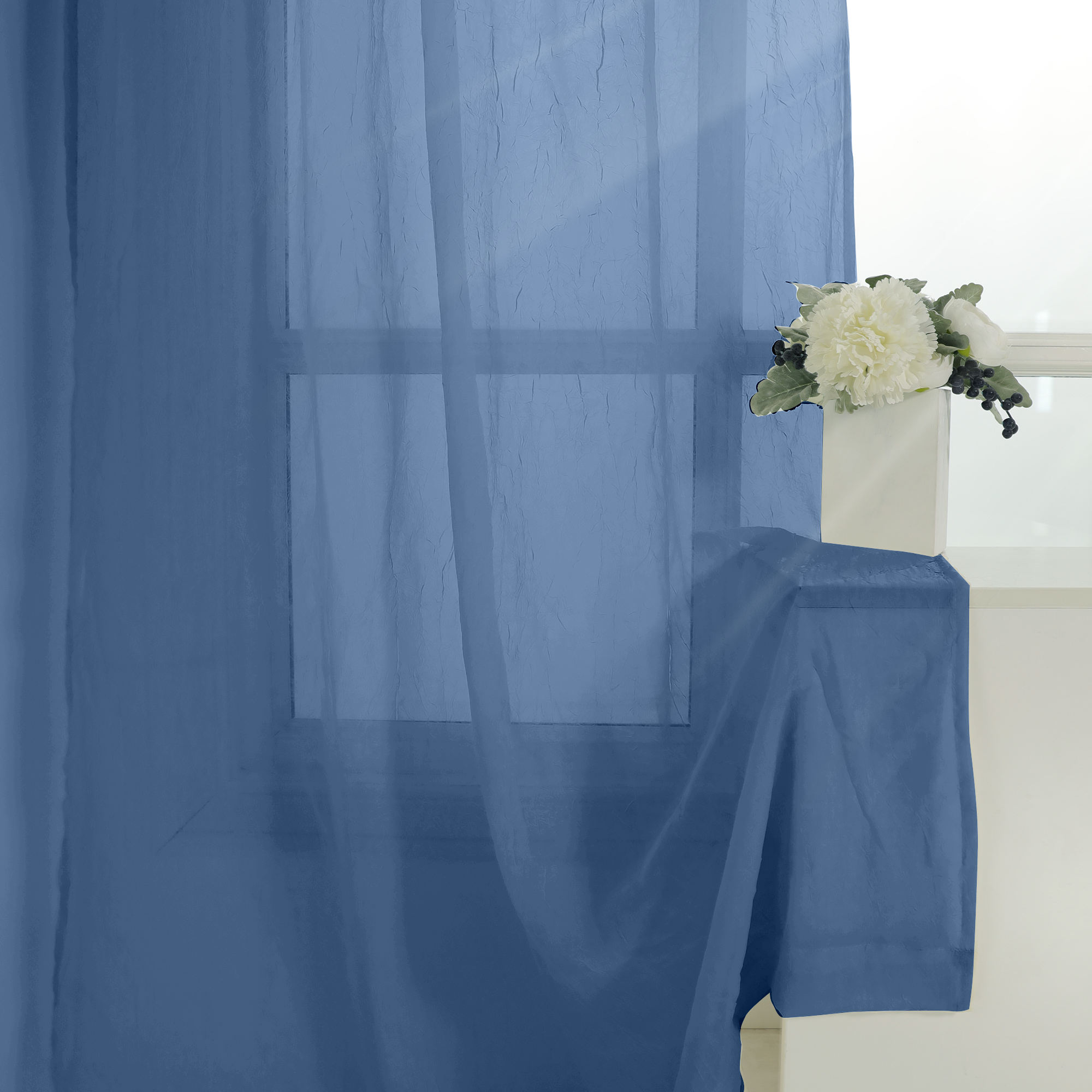 The Delicate Charm of Light Blue Curtains