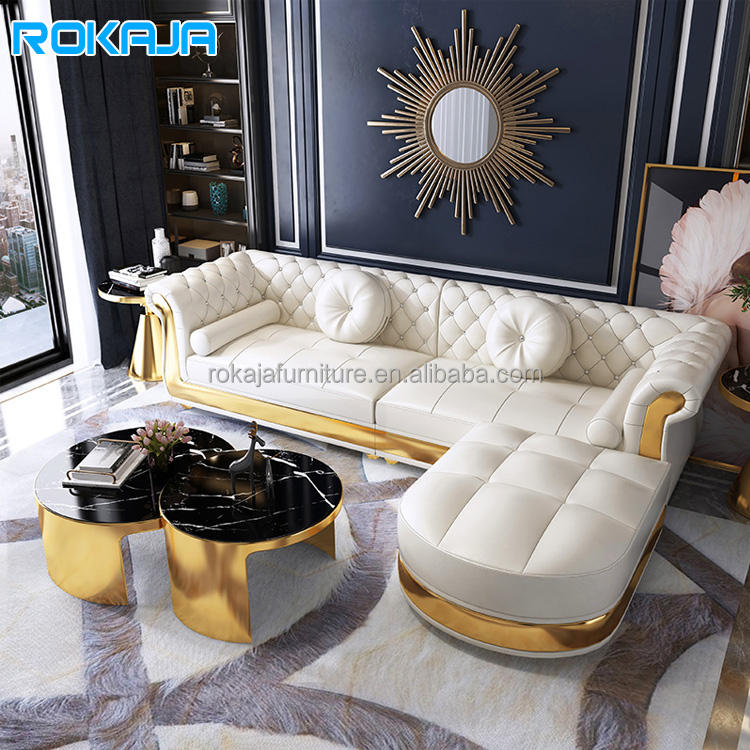 Title: Introducing the Luxury and Comfort of LIAYIS Leather Sofa: An Opulent Affair